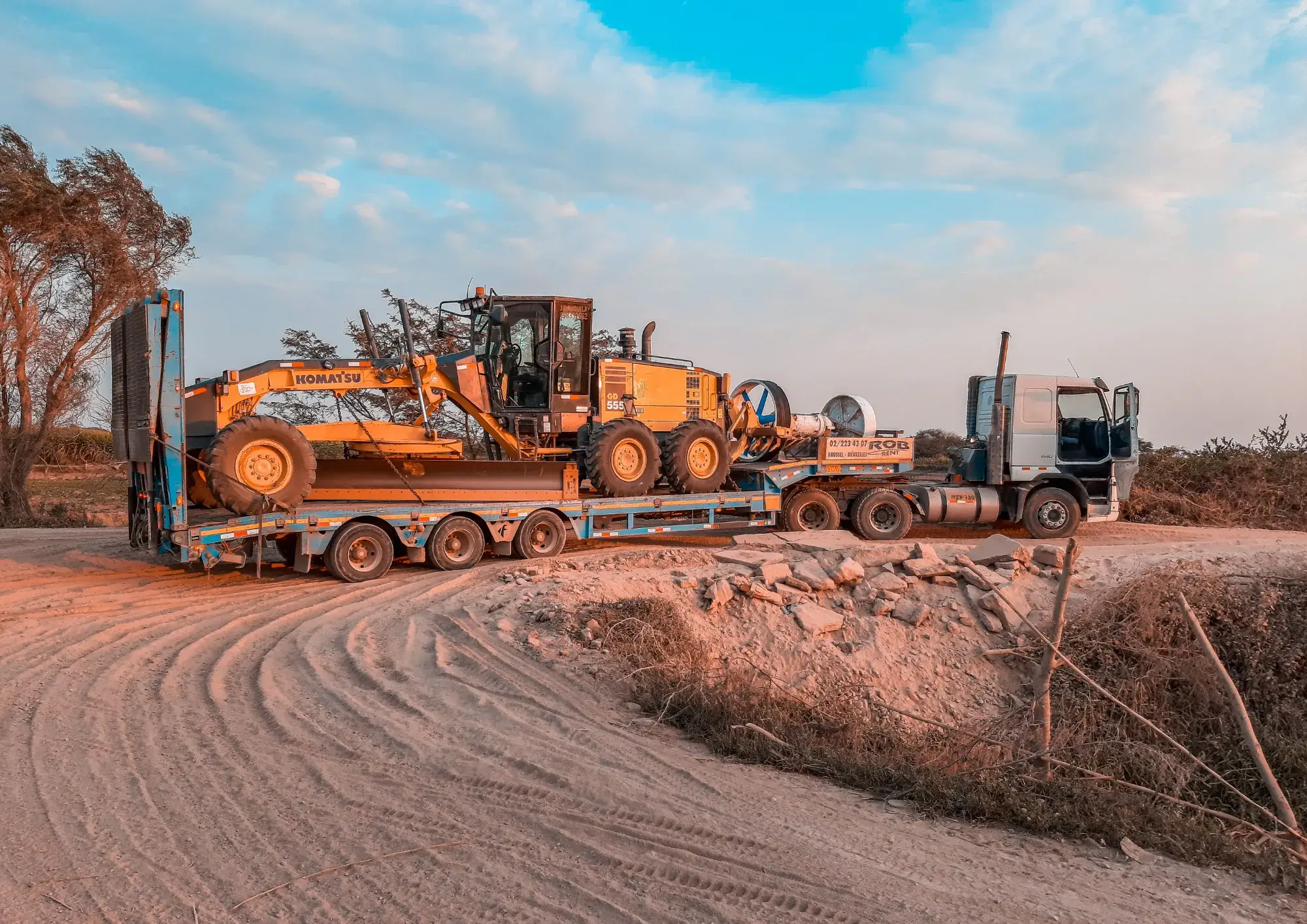 transport btp poids lourd